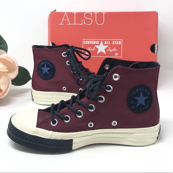 Converse Shoes - Converse Chuck 70 HI Dark Burgundy W AUTHENTIC